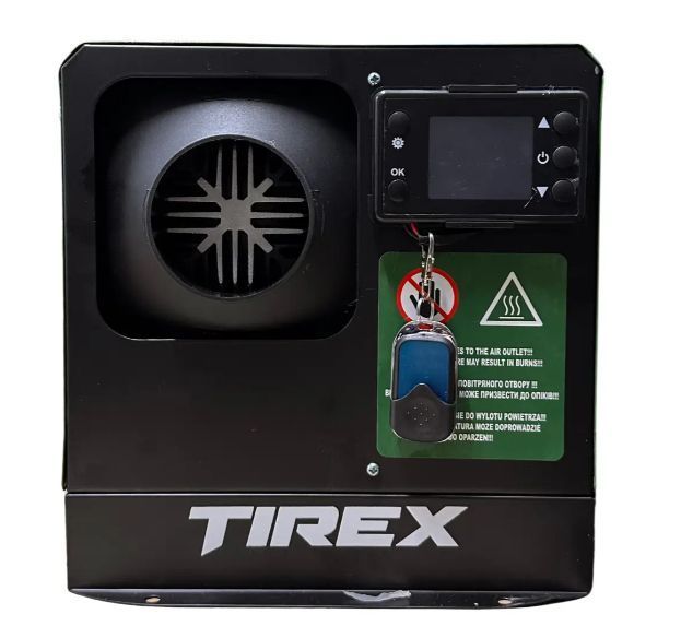 Автономний дизельний обігрівач TIREX TRDH8 8 кВт, 12 В / 220 В, електронне керування, підлоговий, для авто, кемпера, гаража TRDH8KW фото