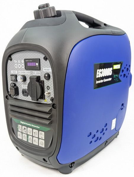 Генератор бензиновий інверторний IRON ANGEL 2,7 кВт, максимум 3 кВт, 230 В, USB, ECON, Twin Tech EG3000IS фото