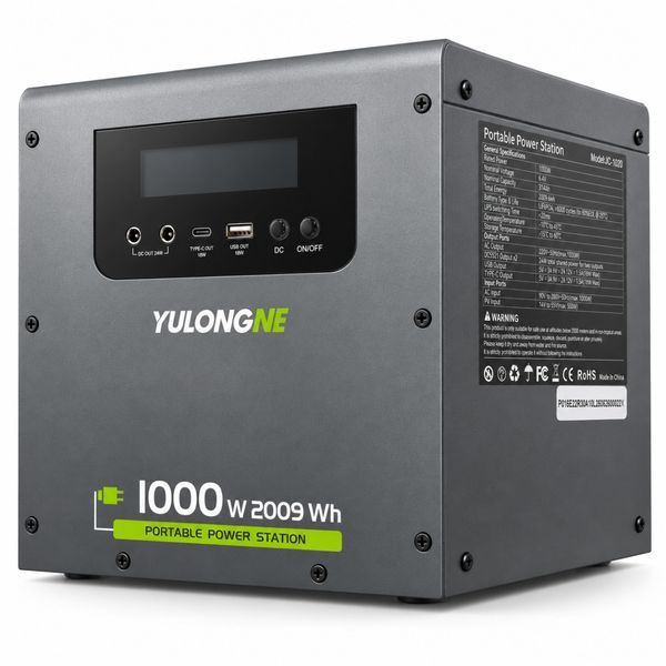 Зарядна станція 2009Wh YULONGNE JC-1020 1000W, LiFePO4, UPS до 20 мс, AC 220V, PV до 500W JC-1020 фото