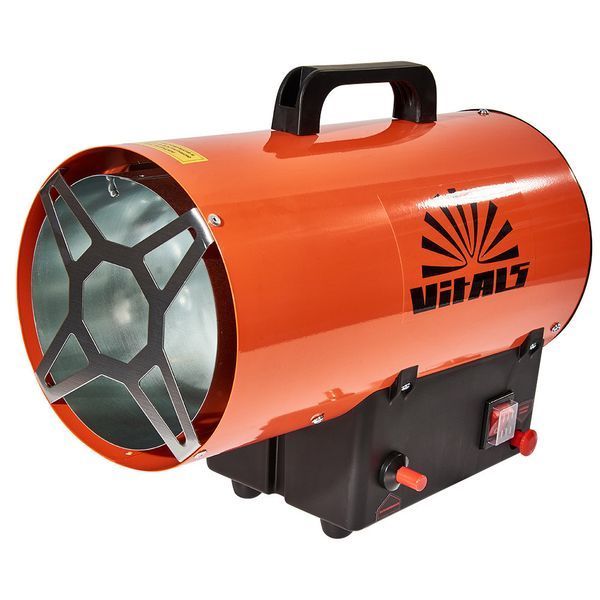 Обогреватель газовый Vitals GH-152 17 кВт, пропан/бутан, прямой нагрев, 320 м&sup3;/ч, пьезоподжиг 211335 фото