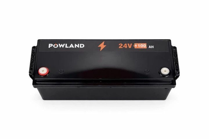 Акумулятор POWLAND 24 V 100 Ah LiFePO4, літій-залізо-фосфатна батарея для автономного та резервного живлення 12539 фото