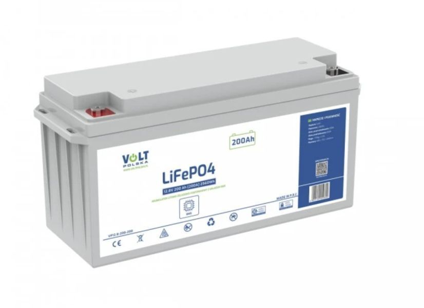 Аккумулятор Volt Polska LiFePO4 12,8V 200Ah (200A) + BMS LiFePO4VP фото