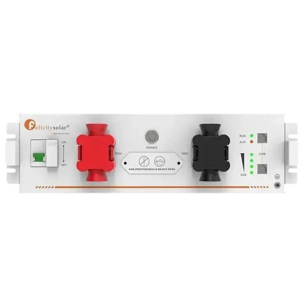 Акумулятор FelicityESS FLA48100UG1 LiFePO4 51.2V 100Ah, 5.12 кВт&middot;год, Smart BMS 100 А, RS485/CAN, IP21 FLA48100UG1 фото