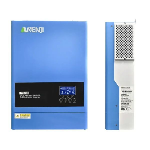 Гибридный инвертор Anenji 6200 Вт 48 В, чистая синусоида, MPPT 120 А, BMS, пиковая мощность 8500 Вт 18386-01 фото