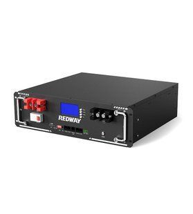 Аккумулятор LiFePO4 51.2V 100Ah, 5.12 кВт&middot;ч Redway, LCD-дисплей, RS232/RS485/CAN RDW39795 фото