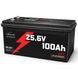 Аккумулятор Idzlldi LiFePO4 24V 100Ah, 25.6 В, 2560 Вт&middot;ч, BMS 100 А, IP65, M8 18012-01 фото 1