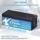Акумулятор Kepworth LiFePO4 24 V 200 AH, 5120 Wh, Smart BMS, 100A, для ДБЖ UPS і резервного живлення KW-24-200 фото 4