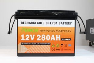 Акумулятор ENCH LiFePO4 12 V 280 Ah 3584Wh 565665 фото