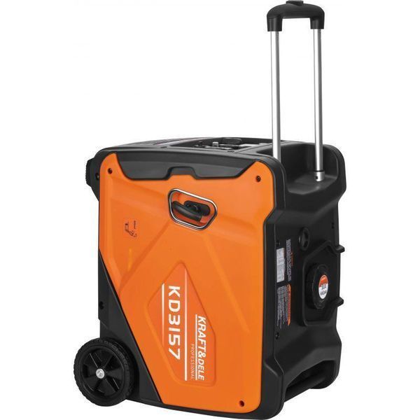 Генератор инверторный Kraft Dele KD3157 4.3 кВт, бензиновый, 230 В, медная обмотка, USB, ручной старт KD3157 фото