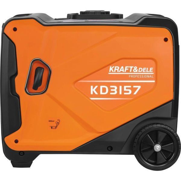 Генератор инверторный Kraft Dele KD3157 4.3 кВт, бензиновый, 230 В, медная обмотка, USB, ручной старт KD3157 фото