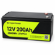Акумулятор CyperOcean LiFePO4 12V 200Ah, 2560Wh, Deep Cycle Battery 958587 фото 6