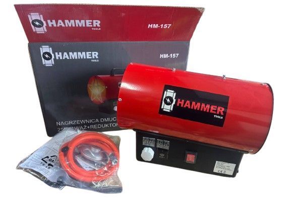 Газовий обігрівач Hammer HM-157 з редуктором 25 кВт hm-157 фото